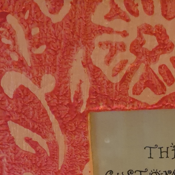 NWT. Handcrafted Wood Photo Frame - Picture 2 of 7